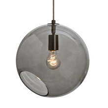Besa Lighting 1JC-MAESTRO12SM-EDIL-BR - Besa, Maestro 12 Cord Pendant, Smoke, Bronze Finish, 1x5W LED Filament