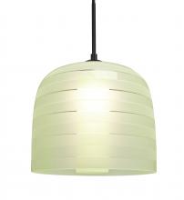 Besa Lighting 1JC-MITZI10CR-BK - Besa, Mitzi 10 Cord Pendant, Chartreuse, Black Finish, 1x40W Medium Base