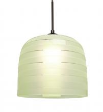 Besa Lighting 1JC-MITZI10CR-BR - Besa, Mitzi 10 Cord Pendant, Chartreuse, Bronze Finish, 1x40W Medium Base