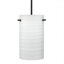 Besa Lighting 1JT-4005KR-BK - Besa Tamburo 5 Pendant, Black Chalk 1x100W Medium Base