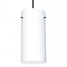 Besa Lighting 1JT-412007-BK - Besa Cord Pendant Stilo 12 Black Opal Matte 1x150W Medium Base A21