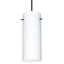 Besa Lighting 1JT-412307-BK - Besa Stilo 10 Pendant Black Opal Matte 1x100W Medium Base