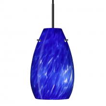 Besa Lighting 1JT-412686-BK - Besa Pera 9 Pendant Black Blue Cloud 1x100W Medium Base