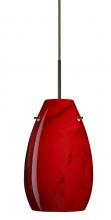 Besa Lighting 1JT-4126MA-LED-BR-L - Besa Pera 9 LED Pendant Magma Bronze 1x9W LED, 15Ft. Cord