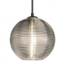 Besa Lighting 1JT-461602-BK - Besa Kristall 8 Pendant Black Smoke 1x75W Medium Base
