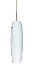 Besa Lighting 1JT-489719-LED-BR-L - Besa Suzi 14 Pendant Carrera, Bronze, 1x9W LED, 15Ft. Cord