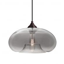 Besa Lighting 1JT-BANASM-BR-L - Besa Pendant Bana Bronze Smoke 1x60W Medium Base, 15Ft. Cord