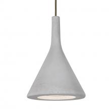 Besa Lighting 1JT-GALANA-LED-BR-L - Besa Gala Pendant, Natural, Bronze Finish, 1x9W LED, 15Ft. Cord