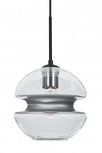 Besa Lighting 1JT-HULA8SL-BK - Besa Hula 8 Cord Pendant