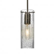 Besa Lighting 1JT-JUNI10CL-BR-L - Besa, Juni 10 Cord Pendant, Clear Bubble, Bronze, 1x60W Medium Base, 15Ft. Cord