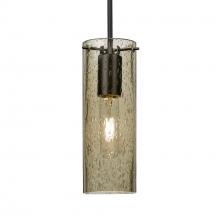 Besa Lighting 1JT-JUNI10LT-BK - Besa, Juni 10 Cord Pendant, Latte Bubble, Black, 1x60W Medium Base
