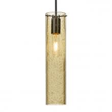 Besa Lighting 1JT-JUNI16GD-BK - Besa, Juni 16 Cord Pendant, Gold Bubble, Black, 1x60W Medium Base