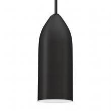 Besa Lighting 1JT-LINDWH-BK - Besa, Lindy Cord Pendant, White, Satin Nickel Finish, 1x60W Medium Base