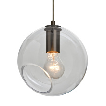 Besa Lighting 1JT-MAESTRO8CL-EDIL-BR - Besa, Maestro 8 Cord Pendant, Clear, Bronze Finish, 1x5W LED Filament