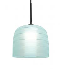 Besa Lighting 1JT-MITZI7CY-BK - Besa, Mitzi 7 Cord Pendant, Cyan, Black Finish, 1x40W Medium Base