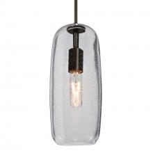 Besa Lighting 1JT-PINOT13CL-EDIL-BR - Besa, Pinot 13 Cord Pendant, Clear Bubble, Bronze FInish 1x40W LED Filament