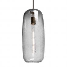 Besa Lighting 1JT-PINOT18CL-BR-L - Besa, Pinot 18 Cord Pendant, Clear Bubble, Bronze FInish 1x60W Incandescent, 15Ft. Co