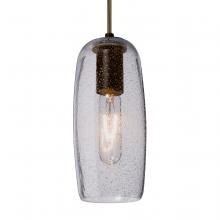 Besa Lighting 1JT-PINOT9CL-BR - Besa, Pinot 9 Cord Pendant, Clear Bubble, Bronze FInish 1x60W Incandescent