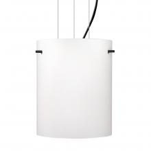 Besa Lighting 1KG-400607-BK - Besa Pendant Tamburo 8 Black Opal Matte 1x100W Medium Base