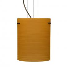 Besa Lighting 1KG-4006OK-BR-L - Besa Pendant Tamburo 8 Bronze Oak 1x100W Medium Base, 15Ft. Option