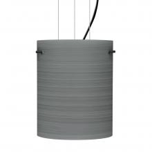 Besa Lighting 1KG-4006TN-BK - Besa Pendant Tamburo 8 Black Titan 1x100W Medium Base