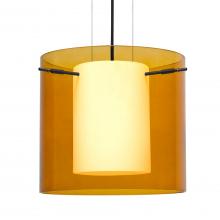Besa Lighting 1KG-G18407-BK - Besa Pendant Pahu 12 Black Transparent Armagnac 1x100W Medium Base