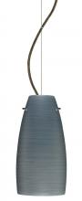 Besa Lighting 1KX-1512TN-LED-BR-L - Besa Tao 10 LED Cable Pendant Titan Bronze 1x9W LED, 15Ft. Cord