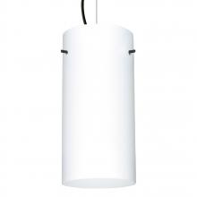 Besa Lighting 1KX-412007-BK - Besa Cable Pendant Stilo 12 Black Opal Matte 1x150W Medium Base A21