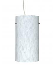 Besa Lighting 1KX-412019-LED-SN-L - Besa Cable Pendant Stilo 12 Satin Nickel Carrera 1x11W LED, 15Ft. Cord