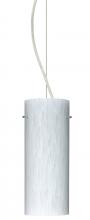 Besa Lighting 1KX-412319-SN-L - Besa Stilo 10 Cable Pendant Carrera Satin Nickel 1x100W Medium Base, 15Ft. Cord