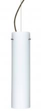 Besa Lighting 1KX-722407-BR - Besa Stilo 16 Pendant Opal Matte Bronze 1x100W Medium Base