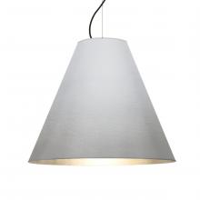Besa Lighting 1KX-DYLANSL-LED-BK - Besa Dylan Cable Pendant, Silver, Black Finish, 1x30W LED