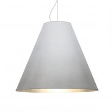 Besa Lighting 1KX-DYLANSL-LED-SN - Besa Dylan Cable Pendant, Silver, Satin Nickel Finish, 1x30W LED