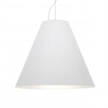 Besa Lighting 1KX-DYLANWH-LED-WH - Besa Dylan Cable Pendant, White, White Finish, 1x30W LED