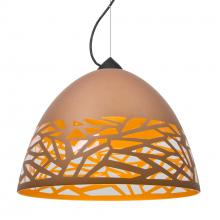 Besa Lighting 1KX-KIEVCP-BK - Besa Kiev Pendant, Copper, Black Finish, 1x60W Medium Base