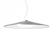 Besa Lighting 1KX-SWANSL-LED-SN - Besa Swan Cable Pendant, Silver/Opal, Satin Nickel Finish, 1x23W LED