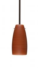 Besa Lighting 1TT-1512CH-BR-L - Besa Tao 10 Stem Pendant Bronze Cherry 1x100W Medium Base, 15Ft. Cord