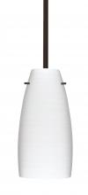 Besa Lighting 1TT-1512KR-LED-BR-L - Besa Tao 10 LED Stem Pendant Chalk Bronze 1x9W LED, 15Ft. Cord
