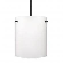 Besa Lighting 1TT-400607-BK - Besa Stem Pendant Tamburo 8 Black Opal Matte 1x100W Medium Base