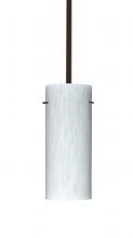 Besa Lighting 1TT-412319-BR-L - Besa Stilo 10 Stem Pendant Bronze Carrera 1x100W Medium Base, 15Ft. Cord