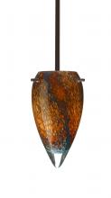 Besa Lighting 1TT-4125CE-LED-BR - Besa Juli LED Pendant Ceylon Bronze 1x9W LED