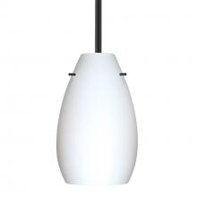 Besa Lighting 1TT-412607-BK - Besa Pera 9 Stem Pendant Black Opal Matte 1x100W Medium Base