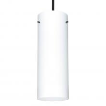 Besa Lighting 1TT-412807-BK - Besa Stem Pendant Stilo 18 Black Opal Matte 1x150W Medium Base A21