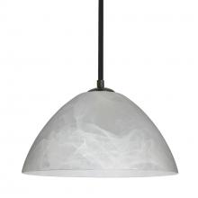 Besa Lighting 1TT-420152-BK - Besa Tessa Stem Pendant Black Marble 1x75W Medium Base