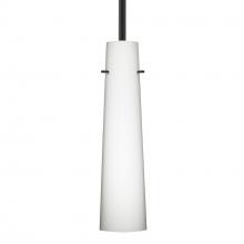 Besa Lighting 1TT-567407-BK - Besa Camino Stem Pendant Black Opal Matte 1x40W E12 base
