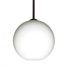 Besa Lighting 1TT-COCO807-BK - Besa Coco 8 Stem Pendant, Opal Matte, Black Finish, 1x60W Medium Base