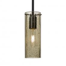 Besa Lighting 1TT-JUNI10LT-BK - Besa, Juni 10 Stem Pendant, Latte Bubble, Black, 1x60W Medium Base