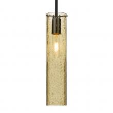 Besa Lighting 1TT-JUNI16GD-BK - Besa, Juni 16 Stem Pendant, Gold Bubble, Black, 1x60W Medium Base