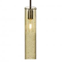 Besa Lighting 1TT-JUNI16GD-BR-L - Besa, Juni 16 Stem Pendant, Gold Bubble, Bronze, 1x60W Medium Base, 15Ft. Cord