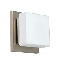 Besa Lighting 1WS-773507-LED-SN - Besa Wall Alex Satin Nickel Opal Matte 1x5W LED